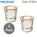 [2-Pack] Babyhood Amani Bebe - Jersey Cotton Round Fitted Sheet - 4 Design