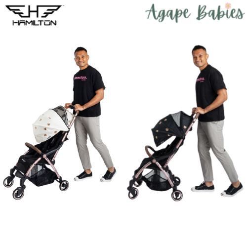 (2 Years Local Warranty)Hamilton X1 Plus x DTD (Bear) MagicFold Stroller - Bundle Pack