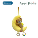 Lucky Baby Snuggle Moon Bear Plush W/Music & Light 30Cm