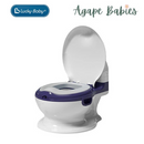 Lucky Baby Classic Mini Toilet Potty Without Sound - Blue