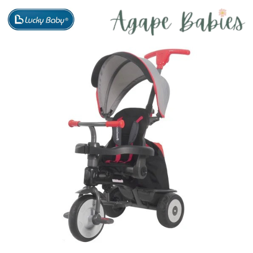 Lucky Baby Little General™ Deluxe Tricycle 4 in1 - Grey -10 mn+