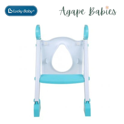 Lucky Baby Step Up Potty Training Seat W/Ladder - Blue | Agape ...