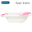 Lucky Baby Bobee Bath Tub W/Thermometer & Bath Support - Pink