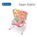Lucky Baby Deluxe Bouncer - Pink Floral