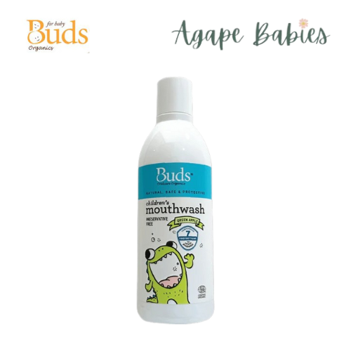 Buds Oralcare Organics Mouthwash 300ml - Green Apple