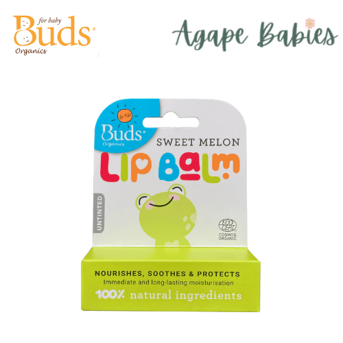 [2-Pack] Buds For Kids Lip Balm 1.6g - Sweet Melon