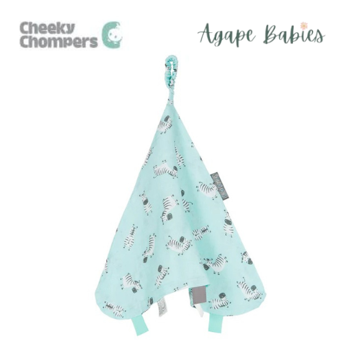 Cheeky Chompers Muslin Comforter Zebra Dreams