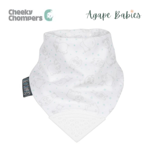 Cheeky Chompers Muslin Neckerchew Cheeky Hippo