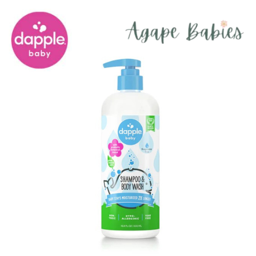 Dapple Shampoo & Body Wash (Fragrance Free) 500ml