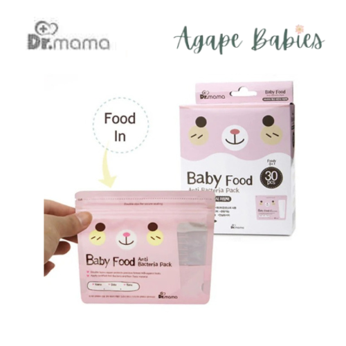 [Bundle Of 3] Dr Mama Baby Food Storage Bags 30s