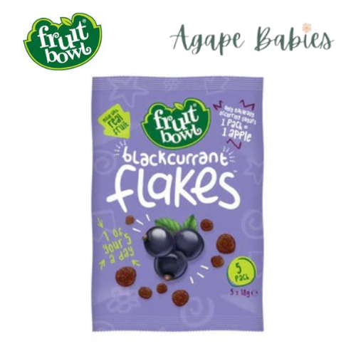 Fruit Bowl Yogurt Flakes- Blackcurrant, 5 x 18g Exp: 11/24