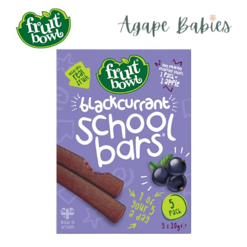 Fruit Bowl School Bars - Blackcurrant (5 x 20g)