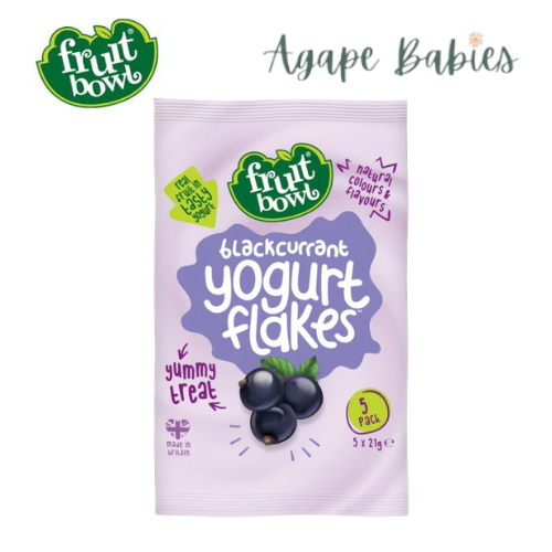 Fruit Bowl Yogurt Flakes - Blackcurrant (5x21g)  Exp: