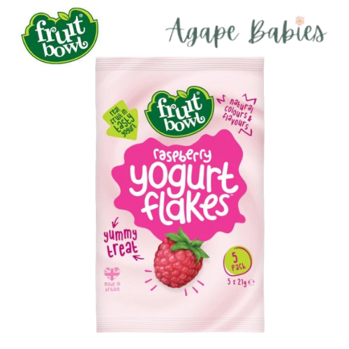 Fruit Bowl Yogurt Flakes - Raspberry (5x21g) Exp