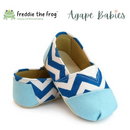Freddie The Frog Pre Walker Shoes - Blue Lagoon Moccs