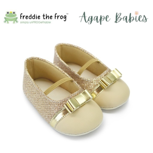 Freddie The Frog Pre Walker Shoes - Claire Gold