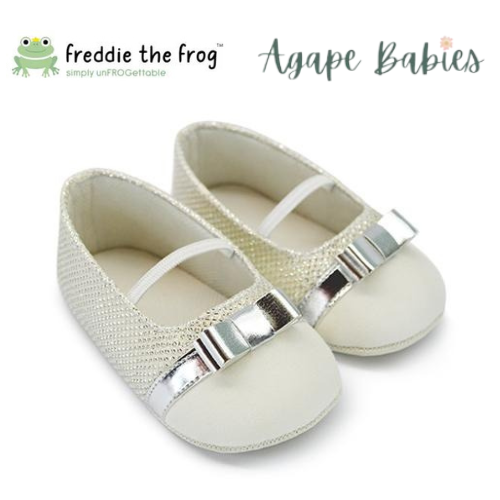 Freddie The Frog Pre Walker Shoes - Claire Silver