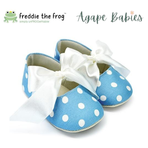 Freddie The Frog Pre Walker Shoes - Emma Blue