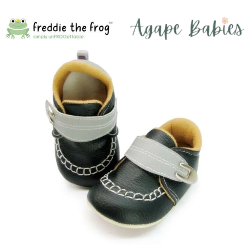 Freddie The Frog Pre Walker Shoes - Jared Black