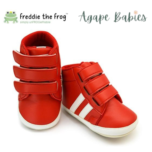Freddie The Frog Pre Walker Shoes - Jordan Red