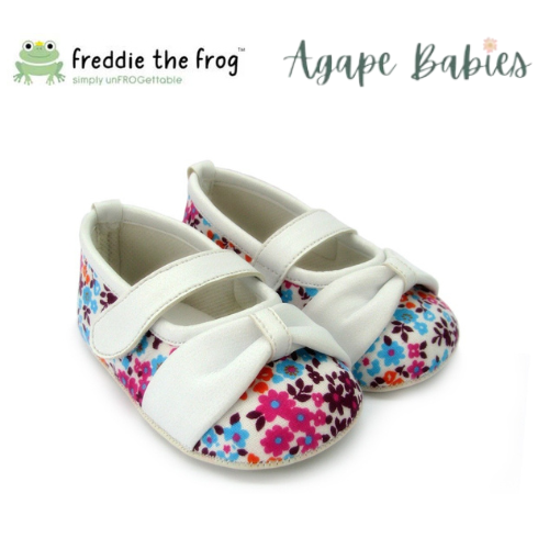Freddie The Frog Pre Walker Shoes - Katie Flora White