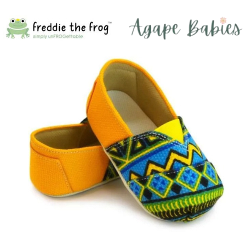 Freddie The Frog Pre Walker Shoes - Pina Colada Moccs