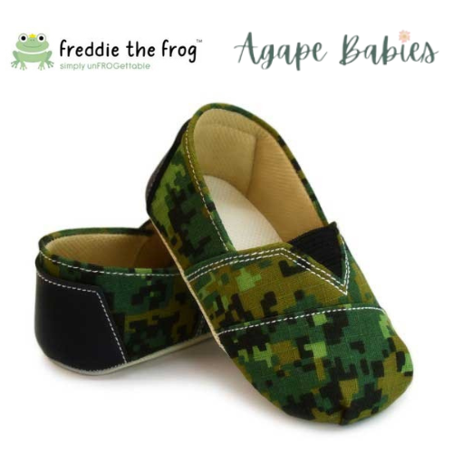 Freddie The Frog Pre Walker Shoes - Whiskey Moccs