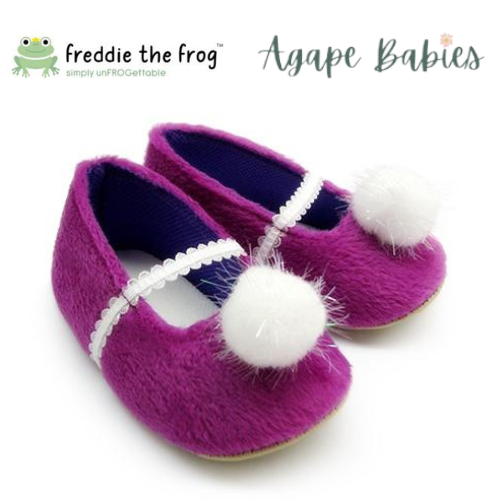Freddie The Frog Pre Walker Shoes - Winter Series Purple