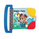 [2-Pack] Baby Einstein Farm Explorers Teether Book Shapes