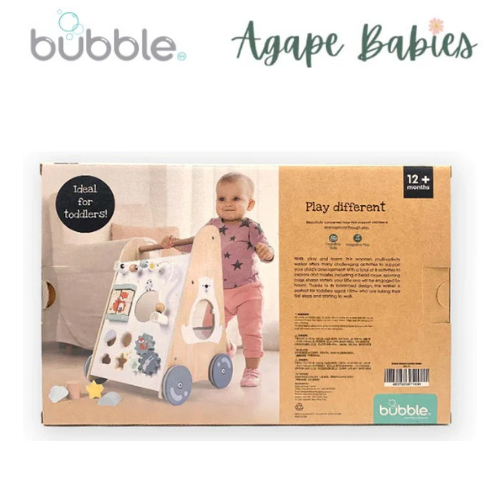 Bubble Wooden Activity Play Walker