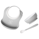 BabyBjorn Baby Feeding Set (1 Baby Bib, 1 Bowl And 1 Spoon) - 4 Colors