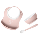 BabyBjorn Baby Feeding Set (1 Baby Bib, 1 Bowl And 1 Spoon) - 4 Colors