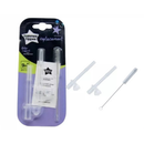 [3-Pack] Tommee Tippee Replacement Straws 2pcs with Cleaning Brush
