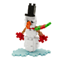 [2-Pack] PLUS-PLUS Snowman / 100pcs Tube