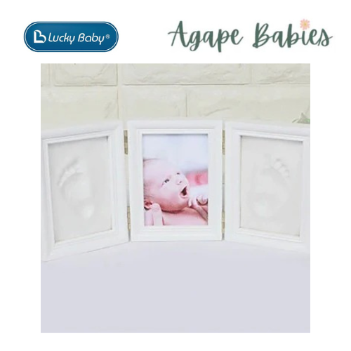 Lucky Baby Newborn Baby & Pet Photo Frame With Clay Mould Hand - 2 Clay + 1 Photo