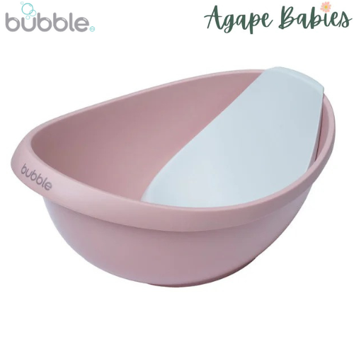 Bubble Cuddle Bath with Newborn Support Insert - Cashmere Pink
