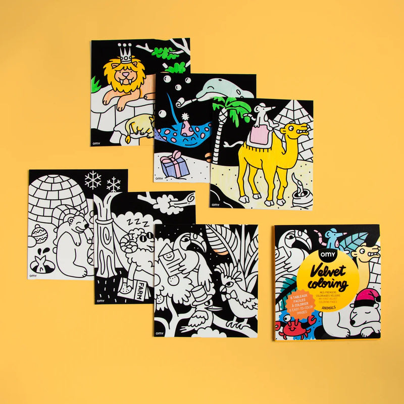 OMY Velvet Coloring - 6 Designs