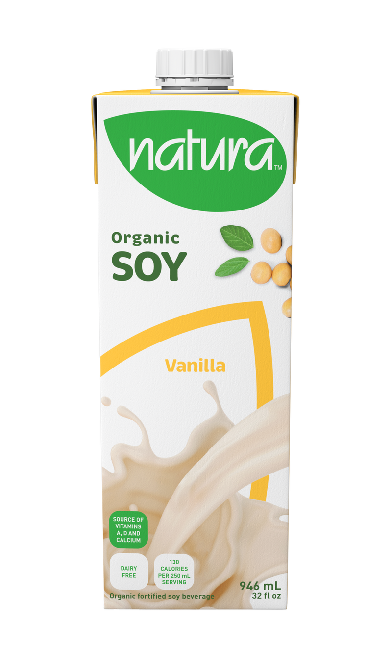 Natur-a Enriched Soy Beverage - Vanilla (Organic) 946 ml ( Bundle Of 12 Packs ) Exp: 04/26