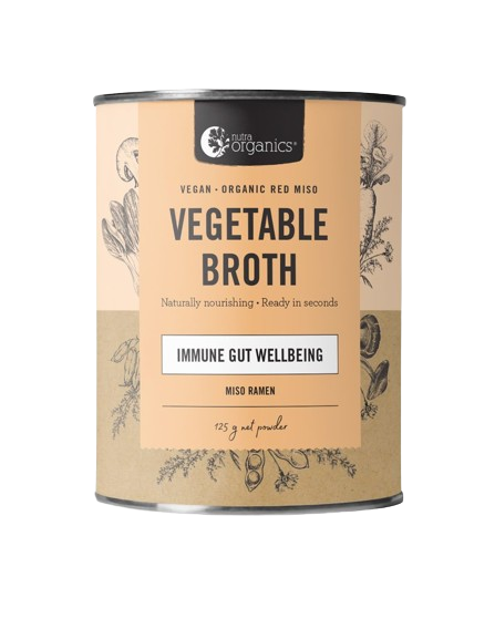 Nutra Organics Vegetable Broth Powder – Miso Ramen 125g