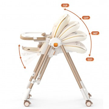 Lucky Baby Viner Swing & Highchair - Kaki