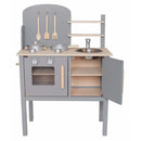 Jabadabado Kitchen With Pot & Pan Grey