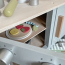 Jabadabado Kitchen With Pot & Pan Grey