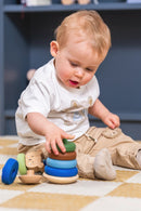 Jabadabado Stacking Toy Teddy Silicone