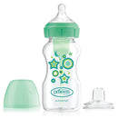 [2-PK ] Dr. Brown’s 9 oz/270 mL PP W-N Anti-Colic Options+ Baby Bottle 1-Pack - 4 Design