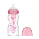 [2-PK ] Dr. Brown’s 9 oz/270 mL PP W-N Anti-Colic Options+ Baby Bottle 1-Pack - 4 Design