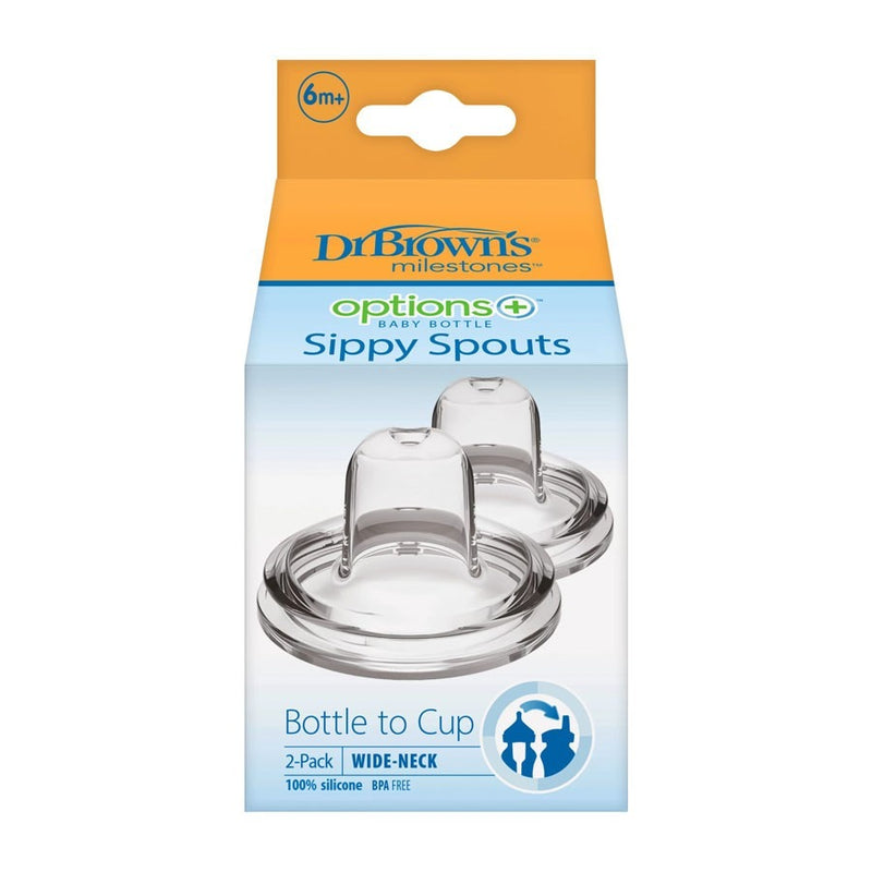 Dr Brown's Options+™ Wide-Neck Bottle Sippy Spout (2 Pack)
