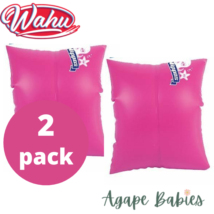 [2-Pack] Wahu Nippas Roll Up Arm Bands 2-6 years- 3 Color