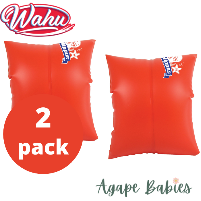 [2-Pack] Wahu Nippas Roll Up Arm Bands 2-6 years- 3 Color