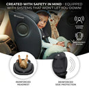 [1-Year Warranty] KinderKraft Car Seat, I-360 - Black