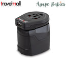Travelmall 3-Poles Premium Earthed Worldwide Travel Adaptor